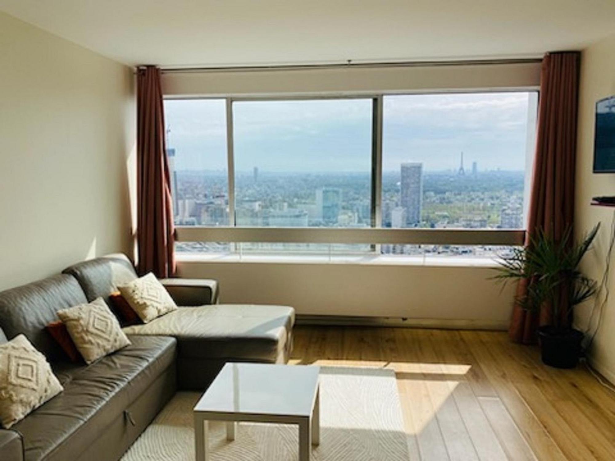 Apartment Paris La Defense Eiffel Tower Outlook Puteaux Exterior foto